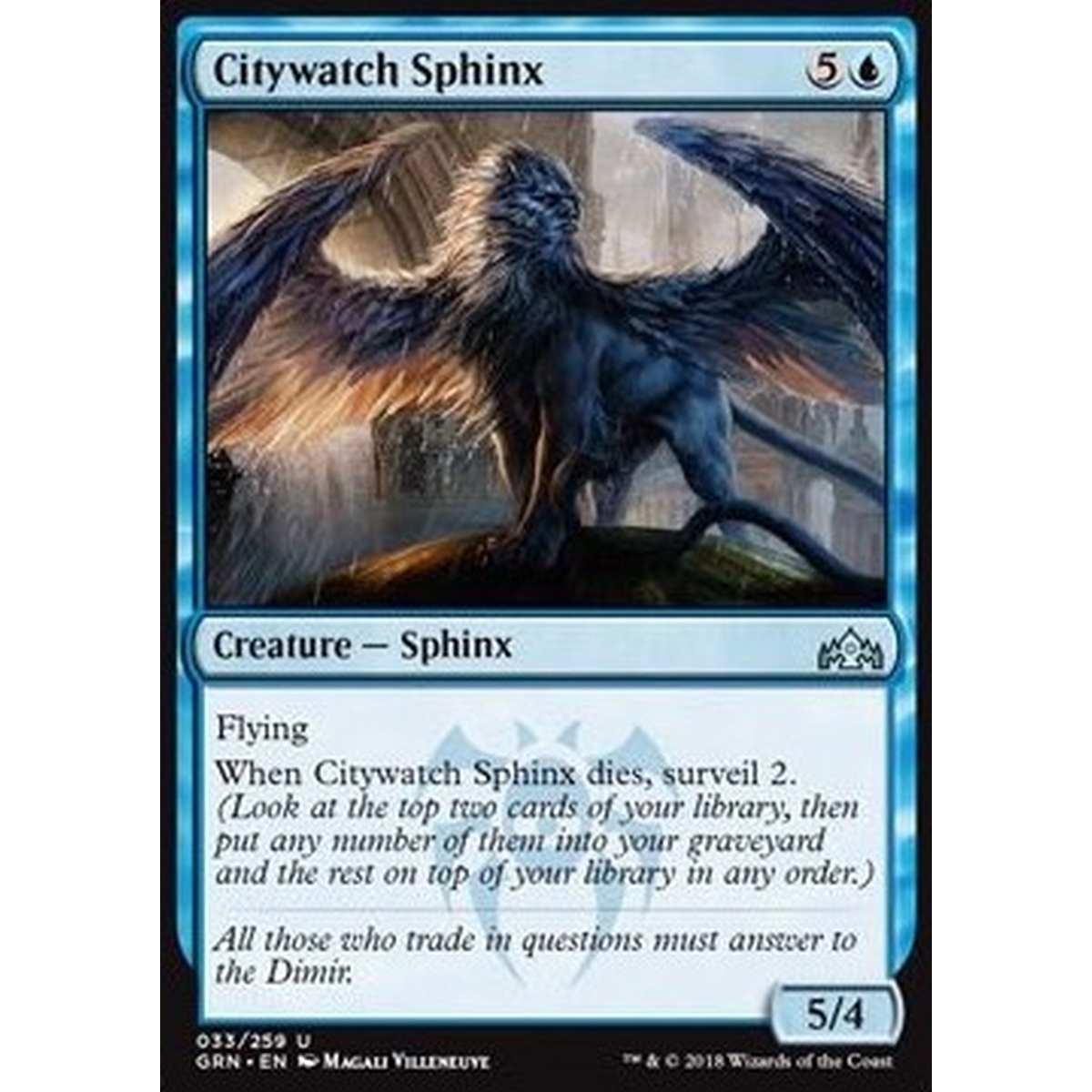 Citywatch Sphinx - Sfinge di Sorveglianza Urbana - [GRN] [NM] [Foil]