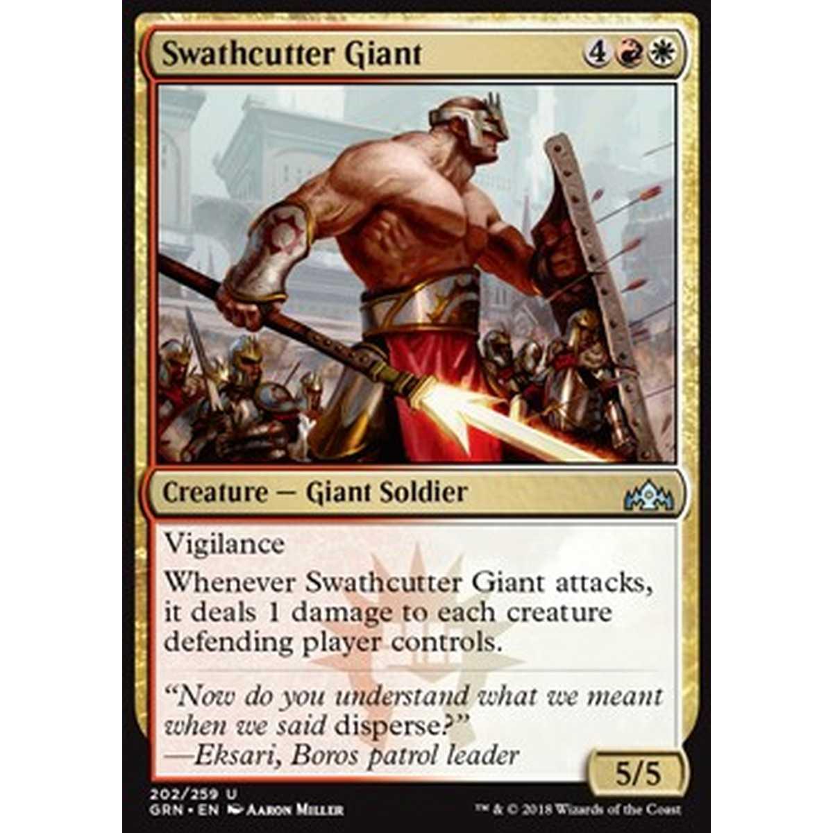Swathcutter Giant - Gigante Falciavarchi - [GRN] [NM] [Foil]