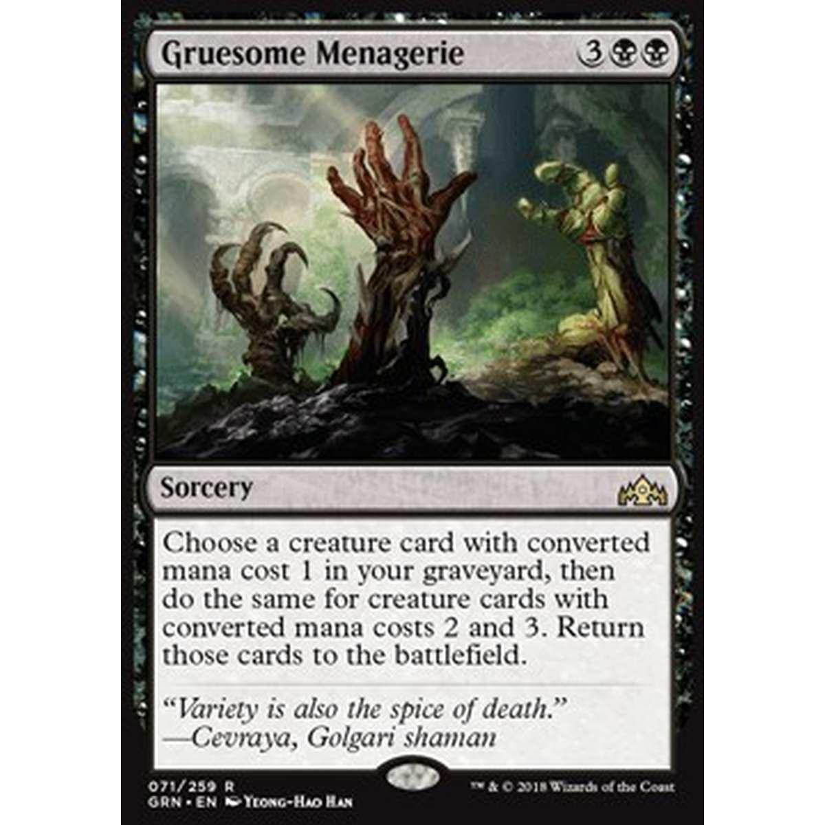 Gruesome Menagerie - Serraglio Raccapricciante - [GRN] [NM]