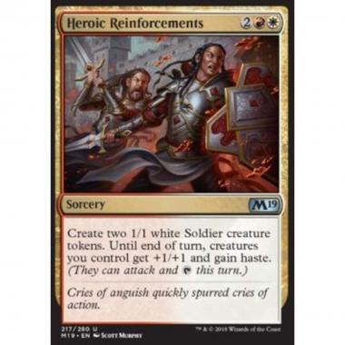 Heroic Reinforcements - Heroic Reinforcements - [M19] [NM] [Foil]