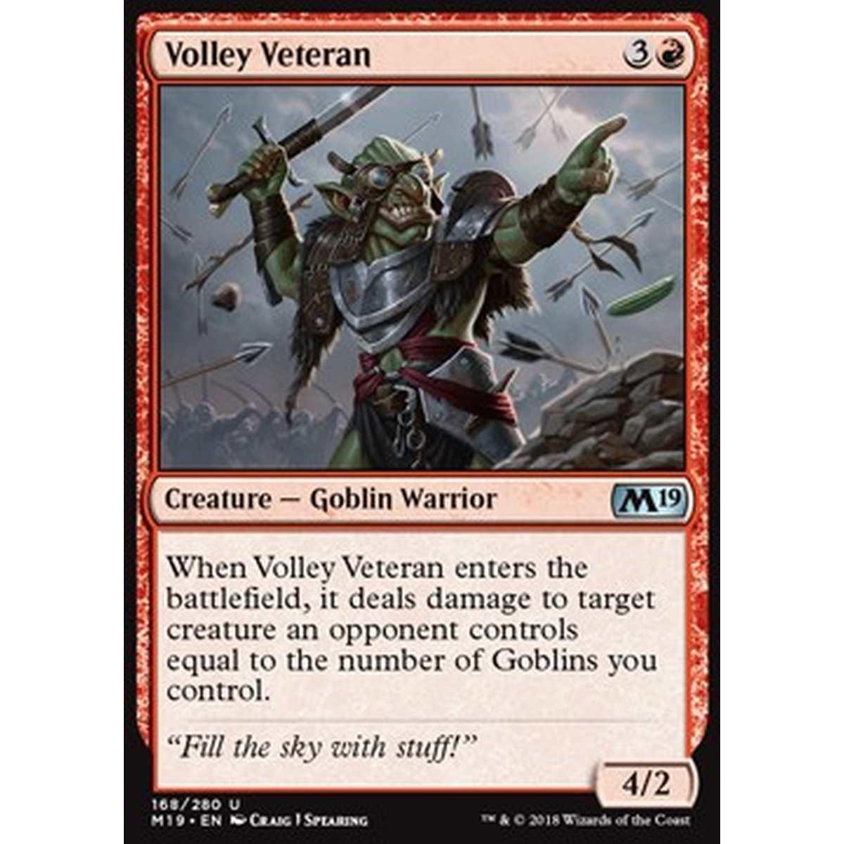 Volley Veteran - Volley Veteran - [M19] [NM] [Foil]