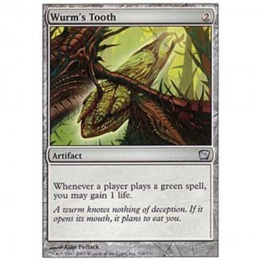 Wurm's Tooth - Dente del Wurm - [9ED] [EX] [Foil]