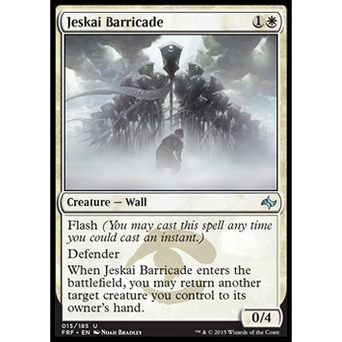 Jeskai Barricade - Barricata Jeskai - [FRF] [NM] [Foil]