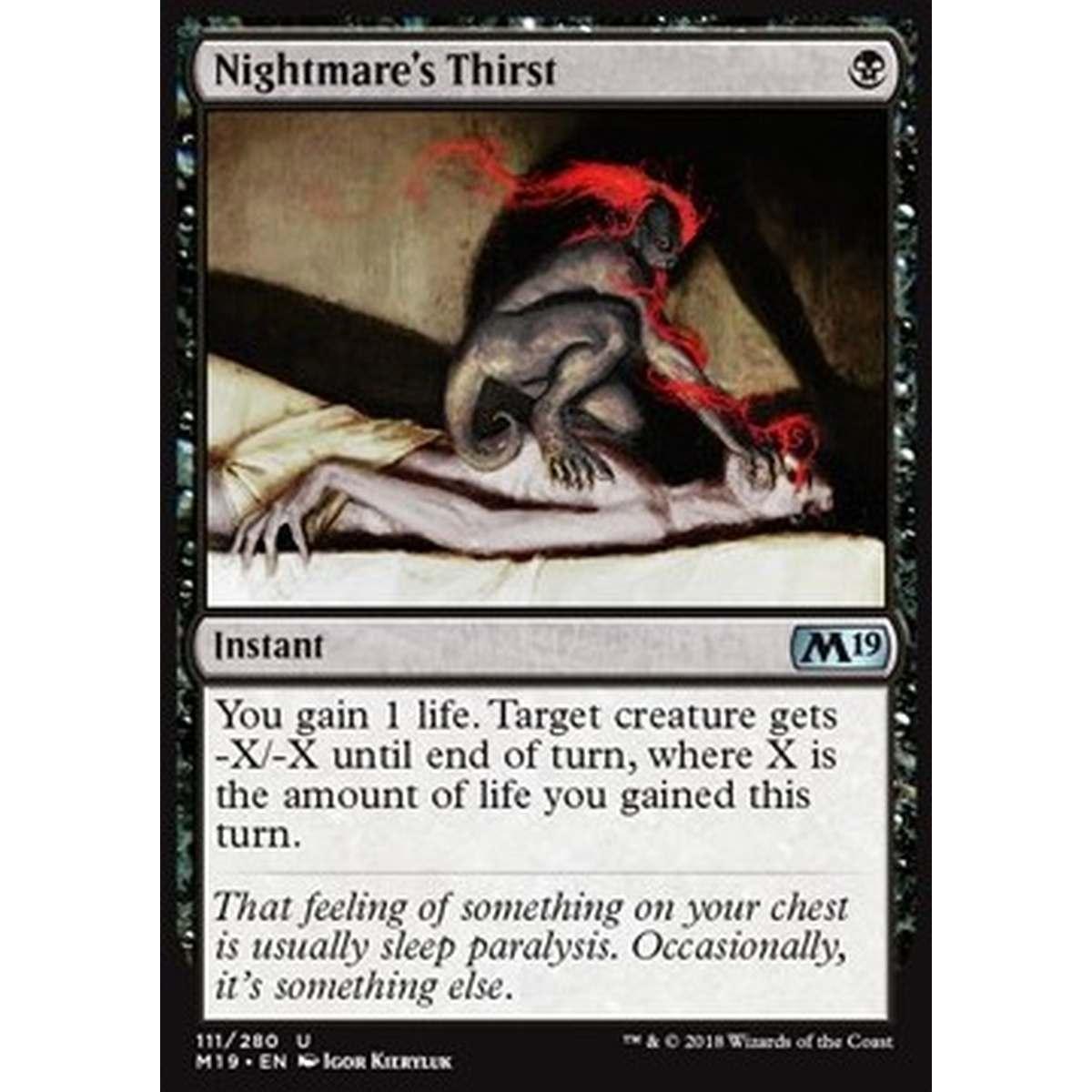 Nightmare's Thirst - Sete dell'Incubo - [M19] [NM] [Foil]
