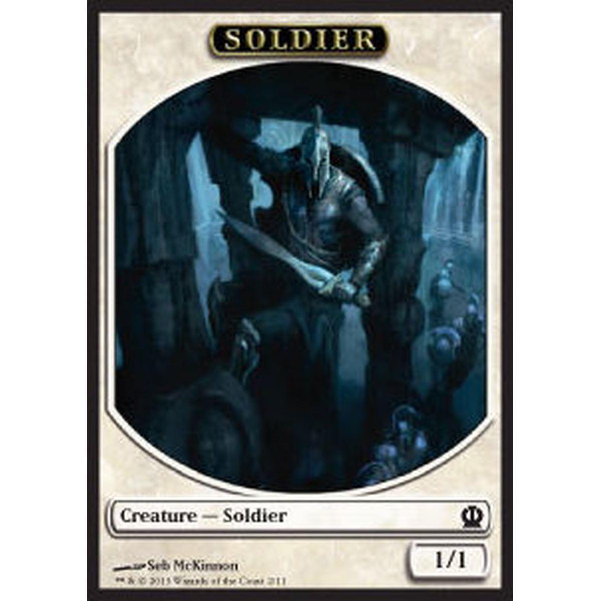 Soldier Token (White 1/1) (V.1) - Soldier Token (White 1/1) (V.1) - [THS] [NM]
