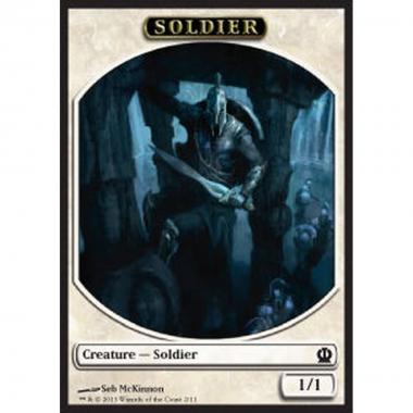 Soldier Token (White 1/1) (V.1) - Soldier Token (White 1/1) (V.1) - [THS] [NM]