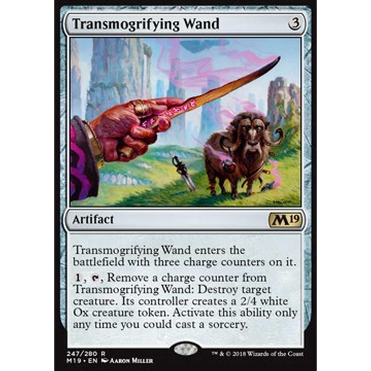 Transmogrifying Wand - Bacchetta Trasmutatrice - [M19] [NM]