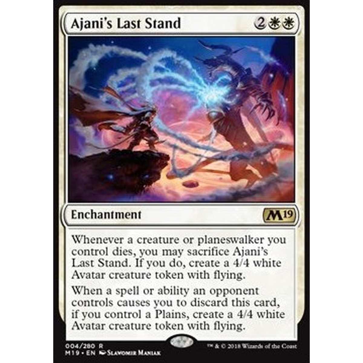 Ajani's Last Stand - Ultima Resistenza di Ajani - [M19] [NM]