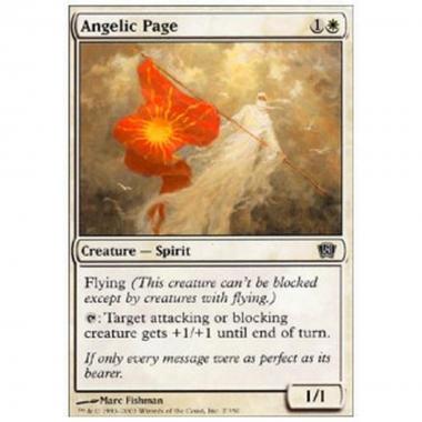 Angelic Page - Paggio Angelico - [8ED] [EX] [Foil]