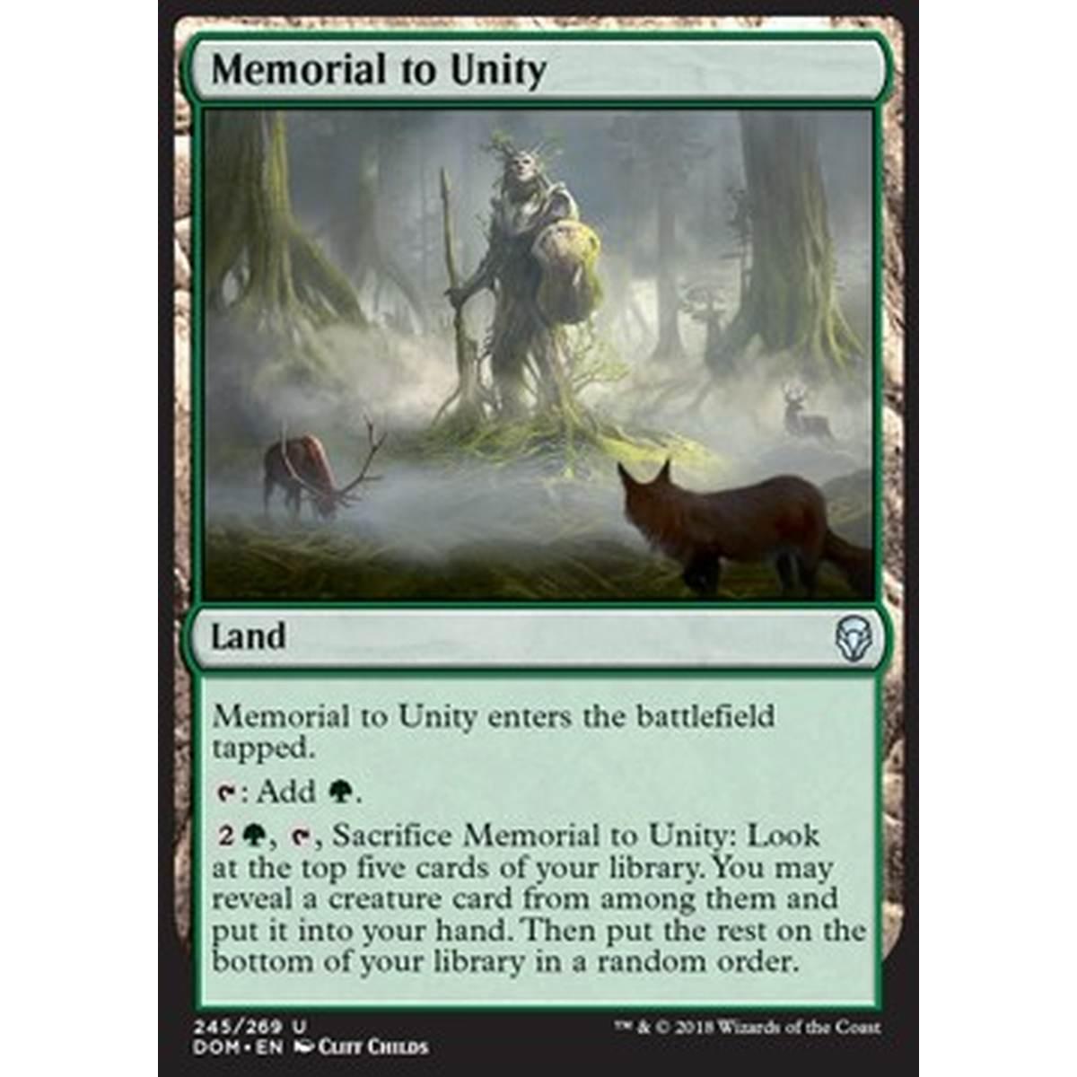 Memorial to Unity - Monumento all'Unit  - [DOM] [NM] [Foil]