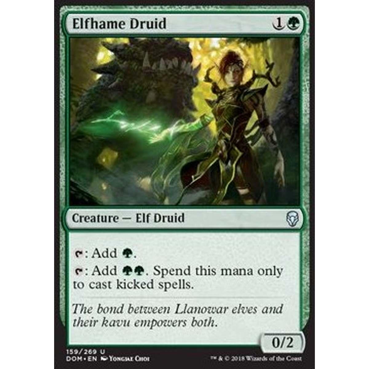 Elfhame Druid - Druida del Regno Elfico - [DOM] [NM] [Foil]
