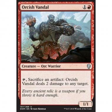 Orcish Vandal - Orco Vandalo - [DOM] [NM] [Foil]