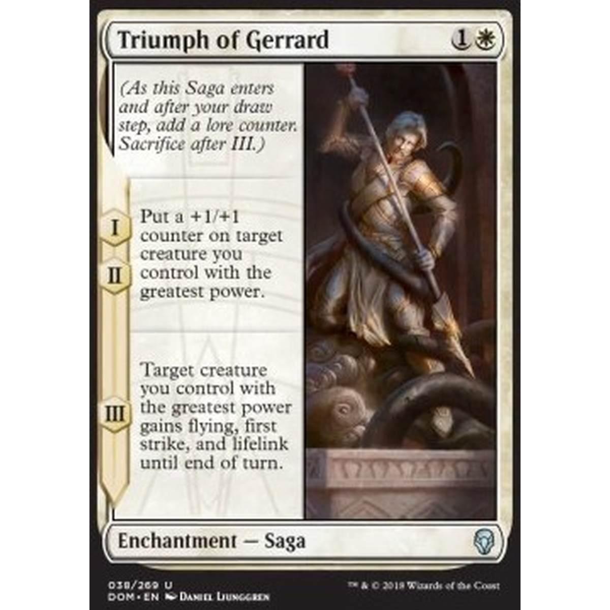 Triumph of Gerrard - Trionfo di Gerrard - [DOM] [NM] [Foil]