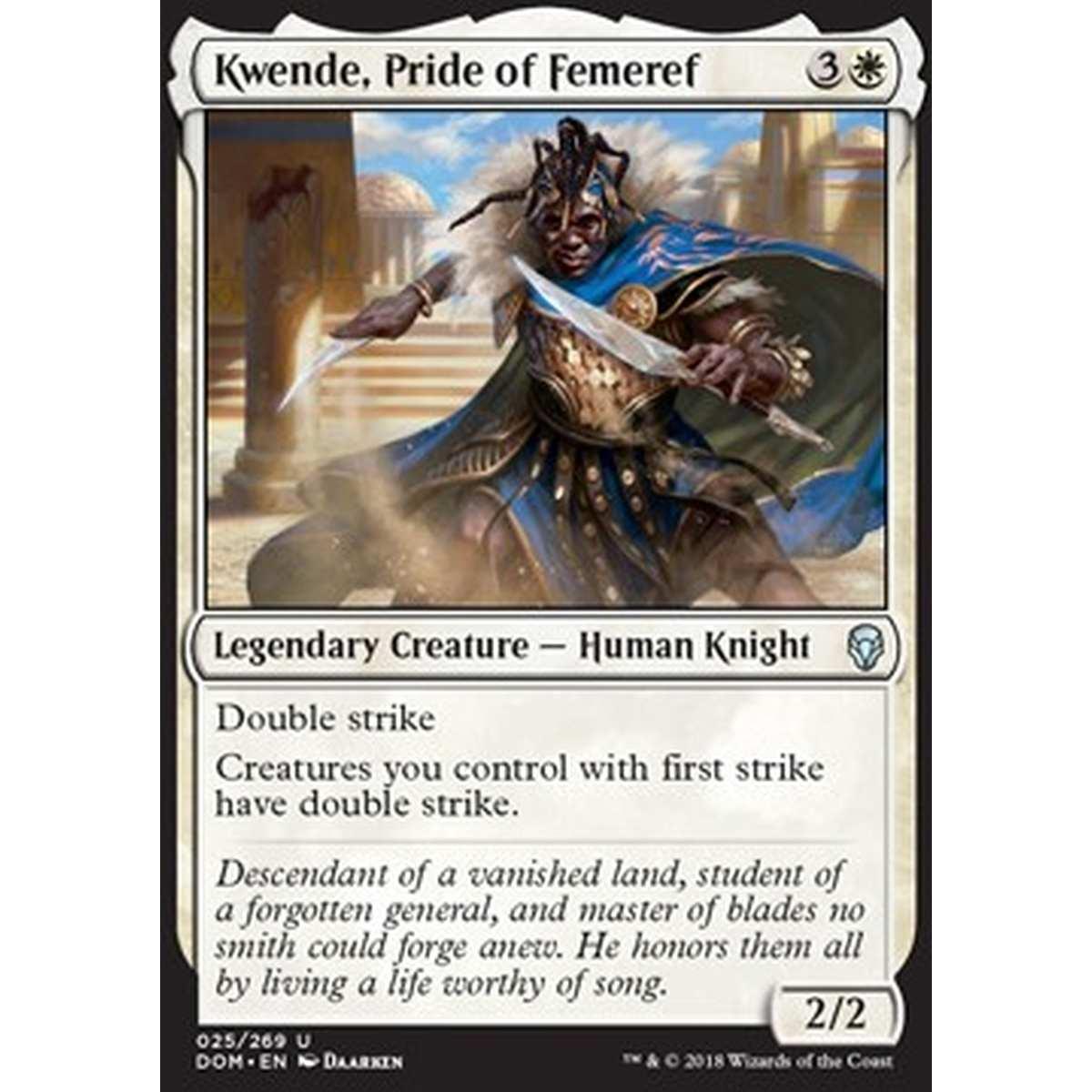 Kwende, Pride of Femeref - Kwende, Orgoglio di Femeref - [DOM] [NM] [Foil]