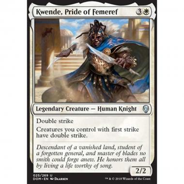 Kwende, Pride of Femeref - Kwende, Orgoglio di Femeref - [DOM] [NM] [Foil]