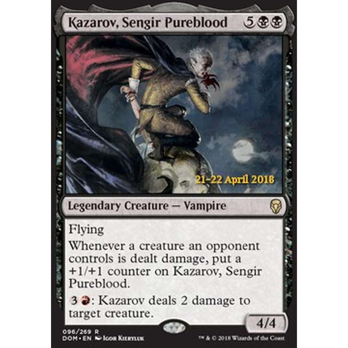 Kazarov, Sengir Pureblood - Kazarov, Purosangue Sengir - [PDOM] [PL] [Foil]