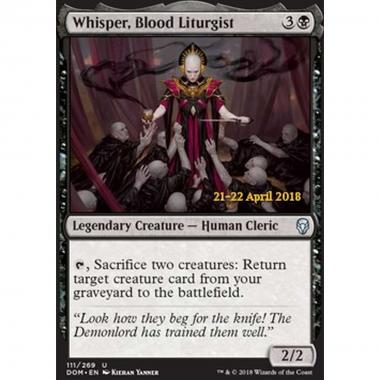 Whisper, Blood Liturgist - Sussurro, Liturgista Sanguigna - [PDOM] [NM] [Foil]