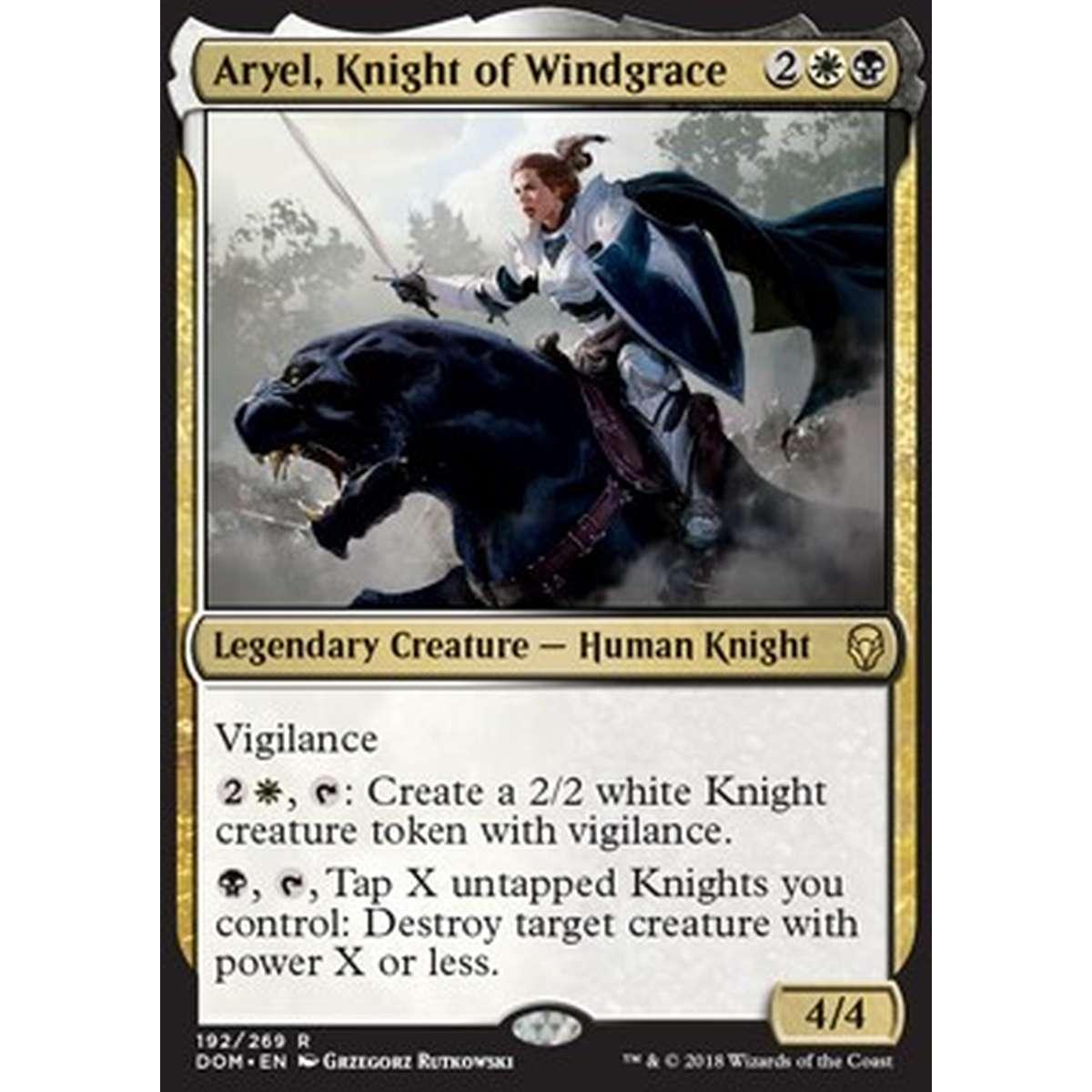 Aryel, Knight of Windgrace - Aryel, Cavaliera di Windgrace - [DOM] [NM]