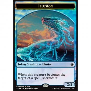 Illusion Token (U 2/2 Spellweakness) / Saproling Token (G 1/1) - Illusion Token (U 2/2 Spellweakness) / Saproling Token (G 1/1) - [FNM] [NM] [Foil]