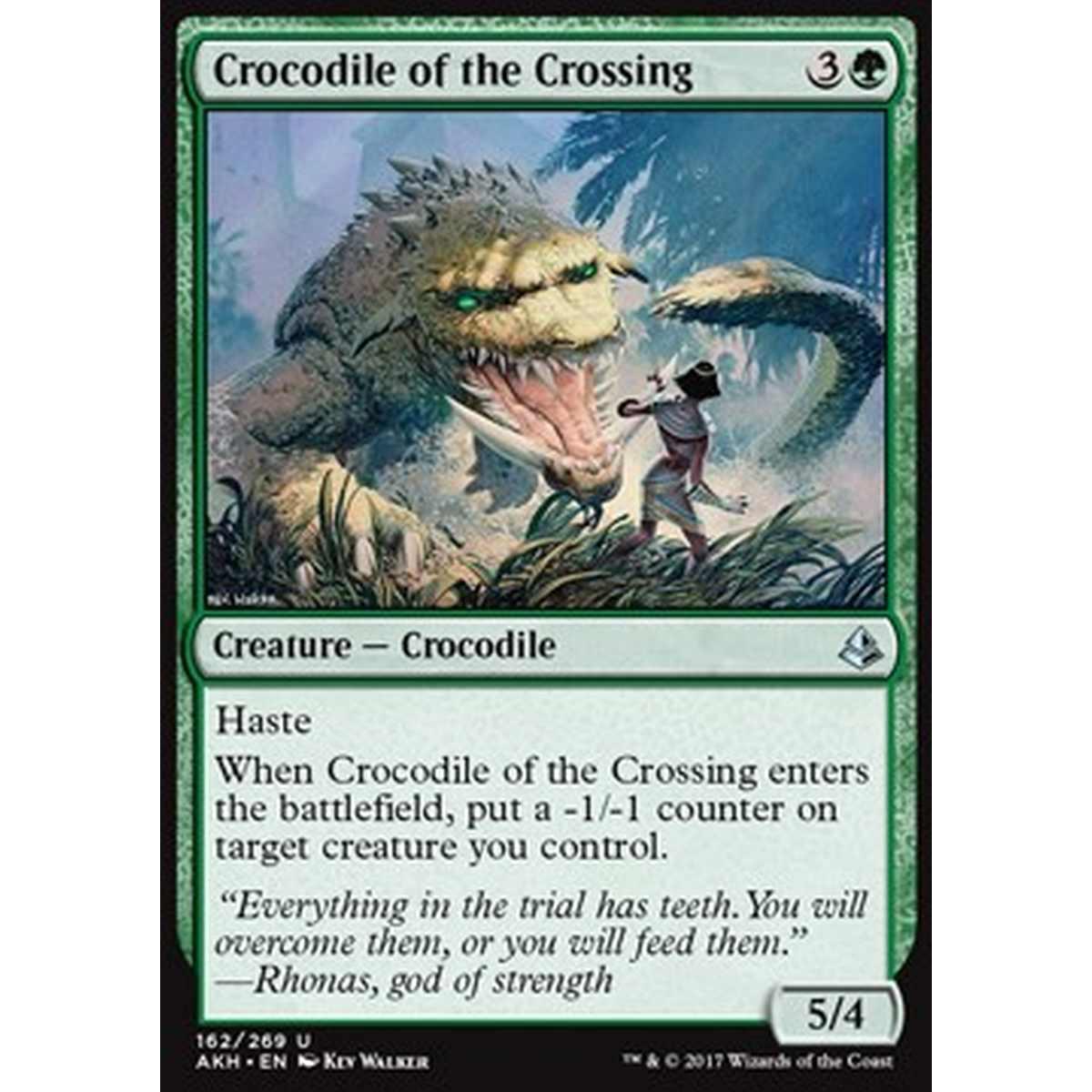 Crocodile of the Crossing - Crocodile of the Crossing - [AKH] [NM] [Foil]