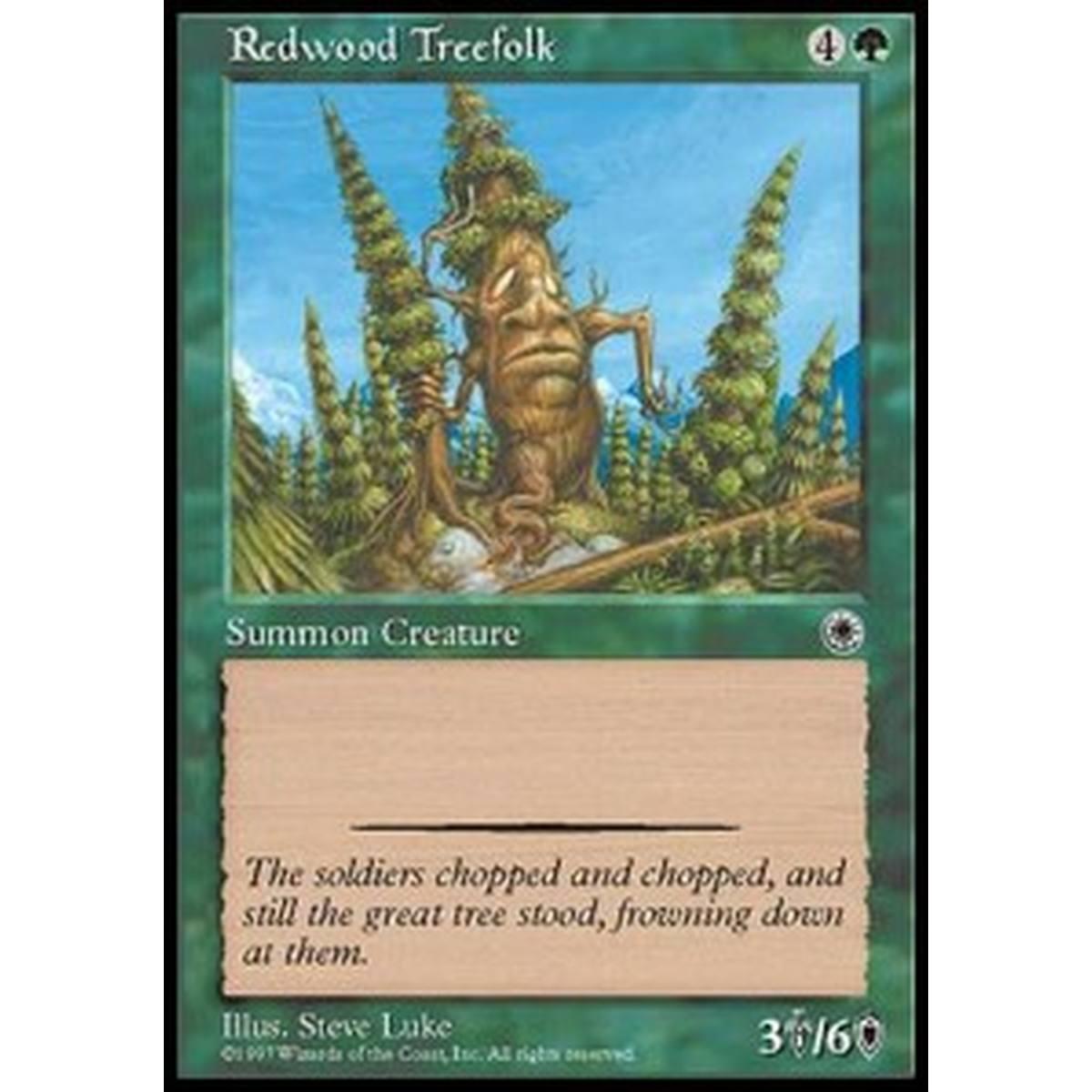 Redwood Treefolk - Redwood Treefolk - [POR] [NM]