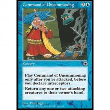 Command of Unsummoning - Command of Unsummoning - [POR] [NM]