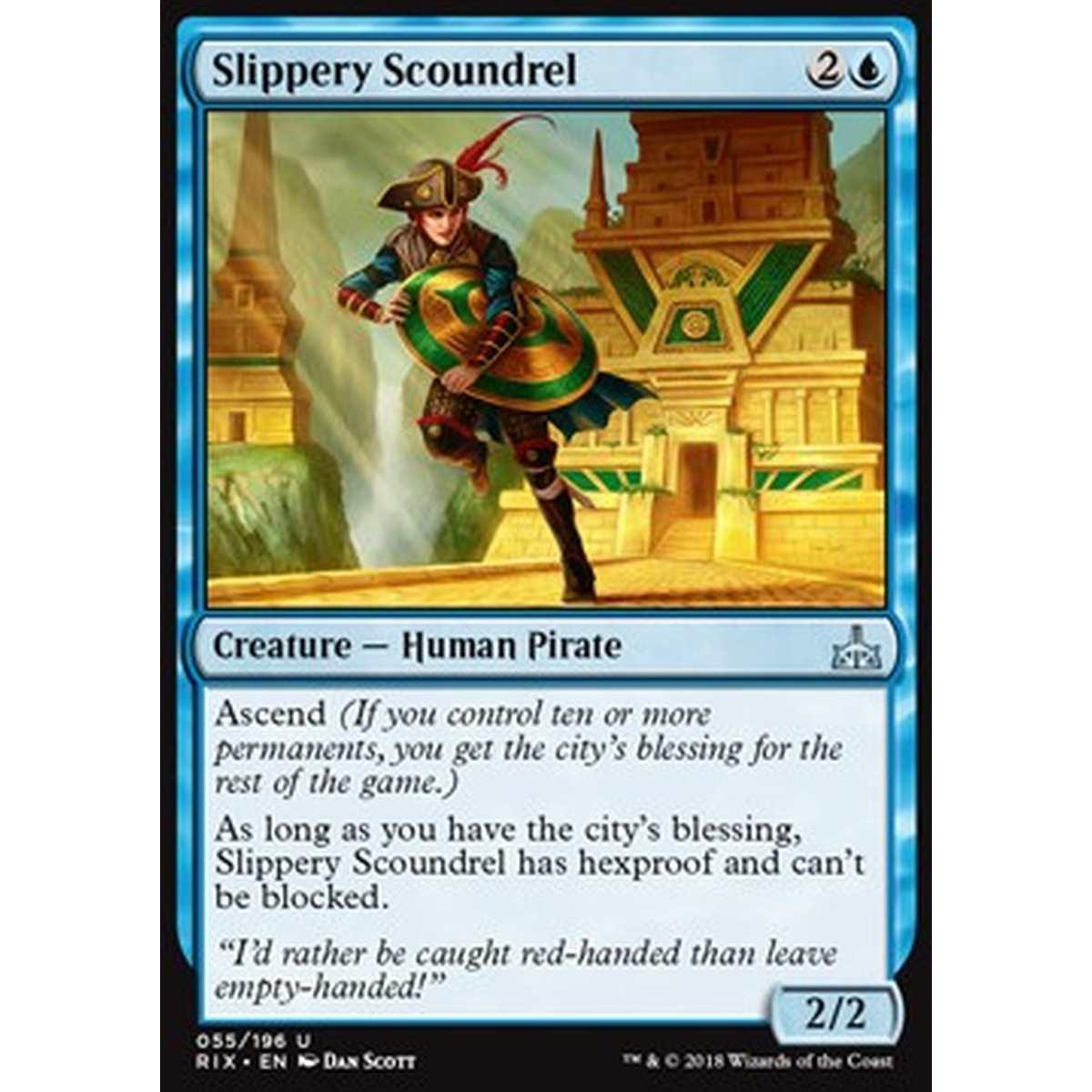 Slippery Scoundrel - Canaglia Sfuggevole - [RIX] [NM] [Foil]