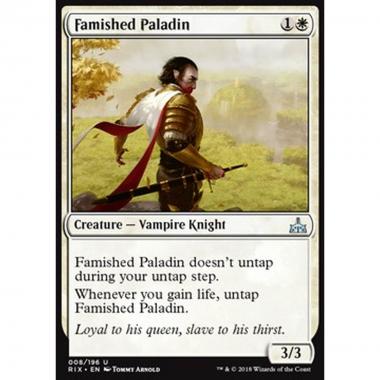 Famished Paladin - Paladino Affamato - [RIX] [NM] [Foil]
