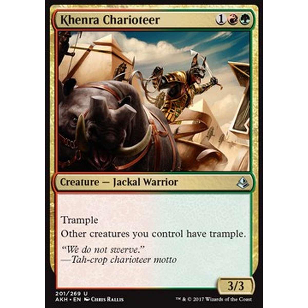 Khenra Charioteer - Khenra Charioteer - [AKH] [NM] [Foil]