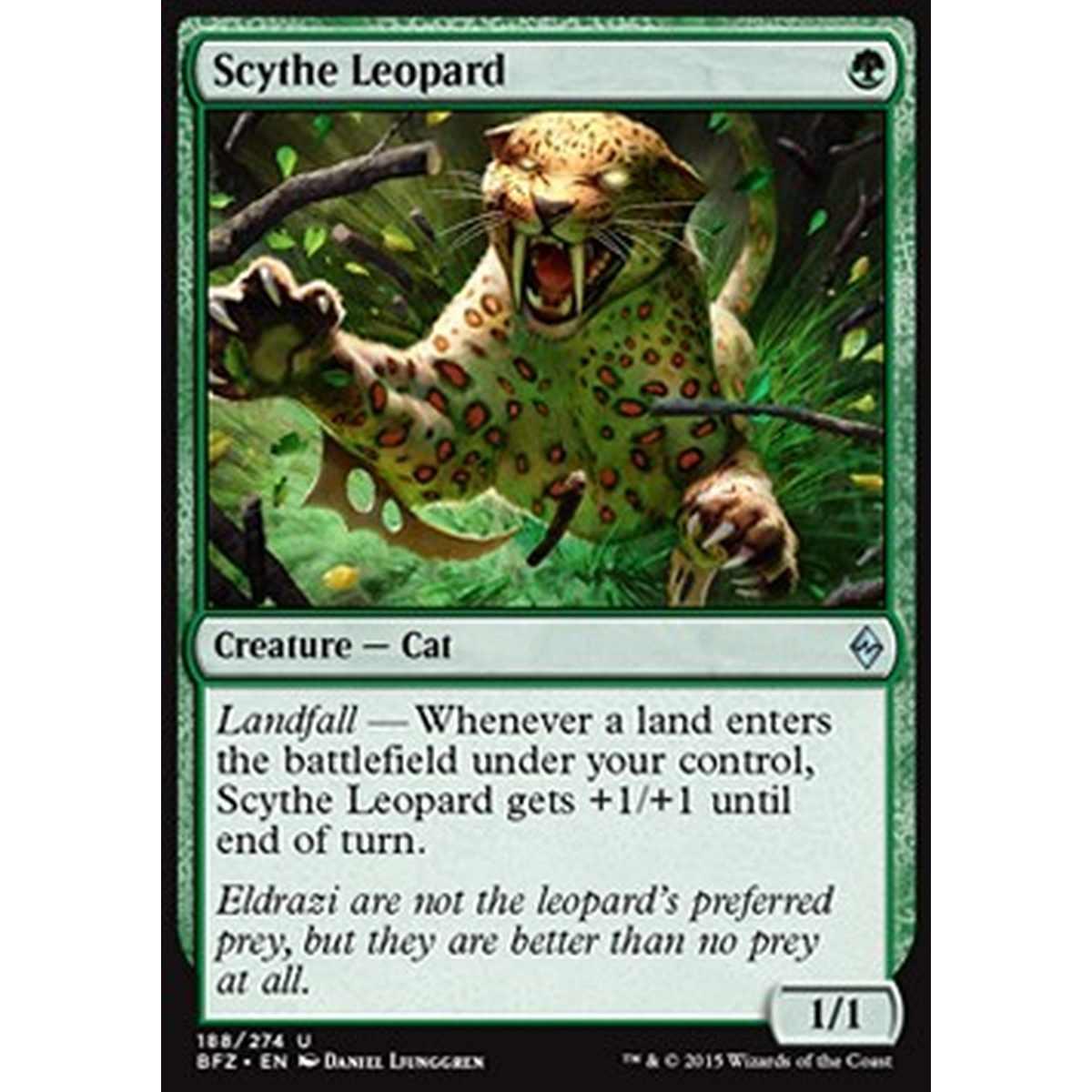 Scythe Leopard - Leopardo a Falce - [BFZ] [NM] [Foil]