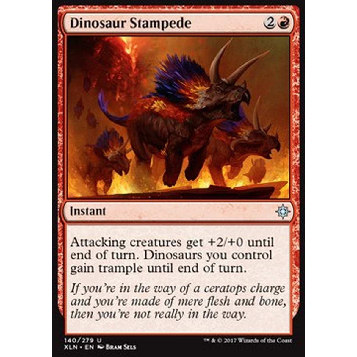 Dinosaur Stampede - Dinosaur Stampede - [XLN] [NM] [Foil]