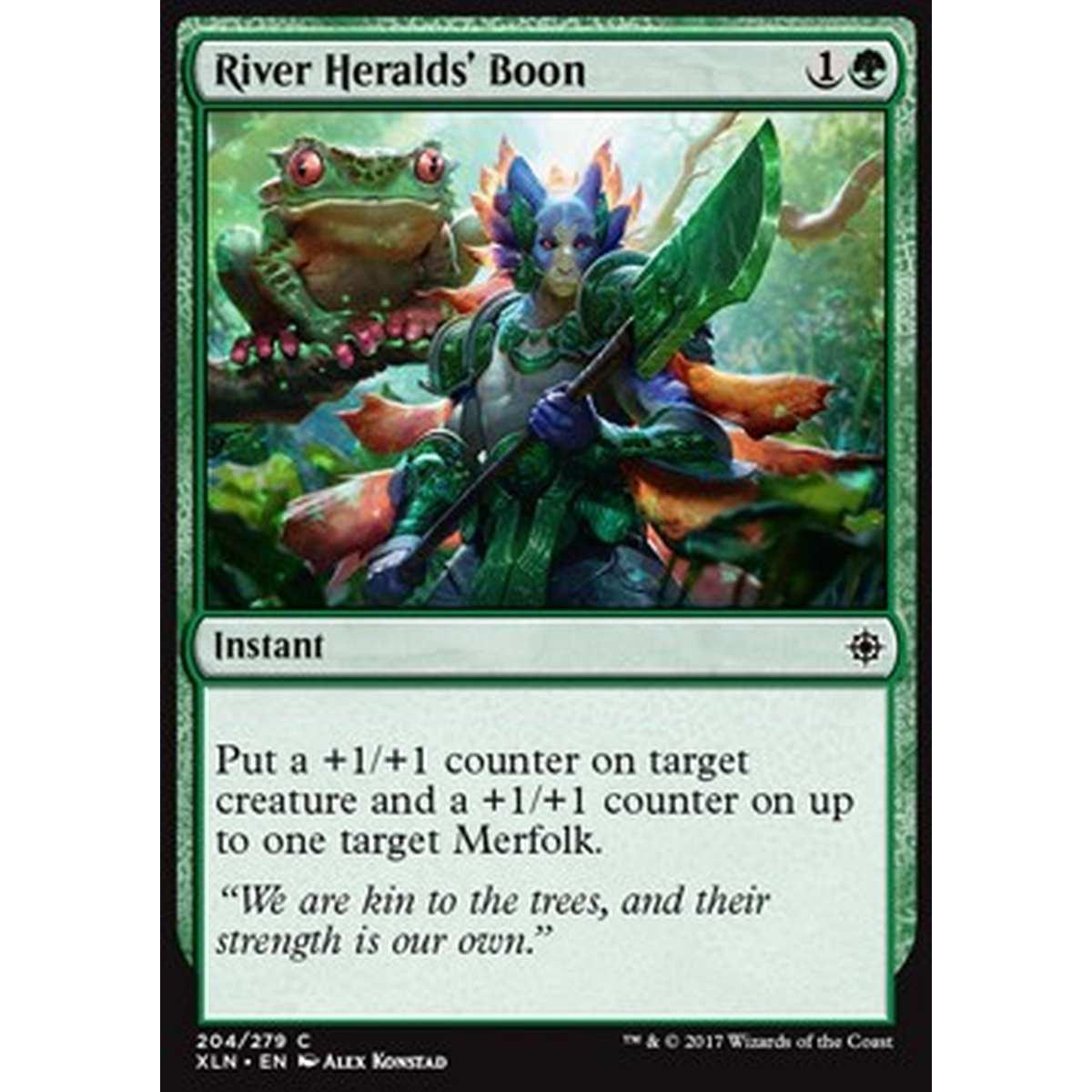 River Heralds' Boon - Dono degli Araldi del Fiume - [XLN] [NM] [Foil]