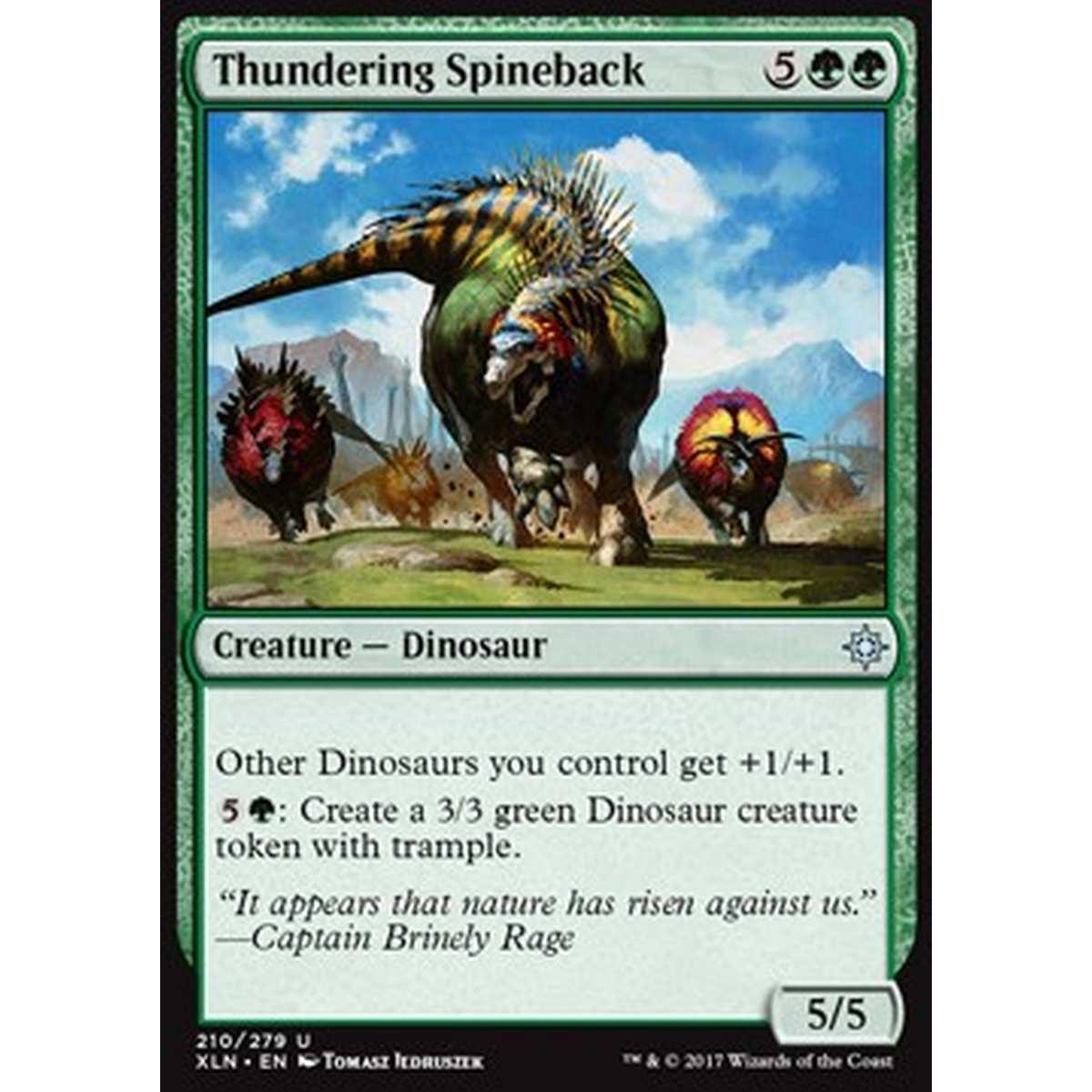 Thundering Spineback - Dorsospino Roboante - [XLN] [NM] [Foil]
