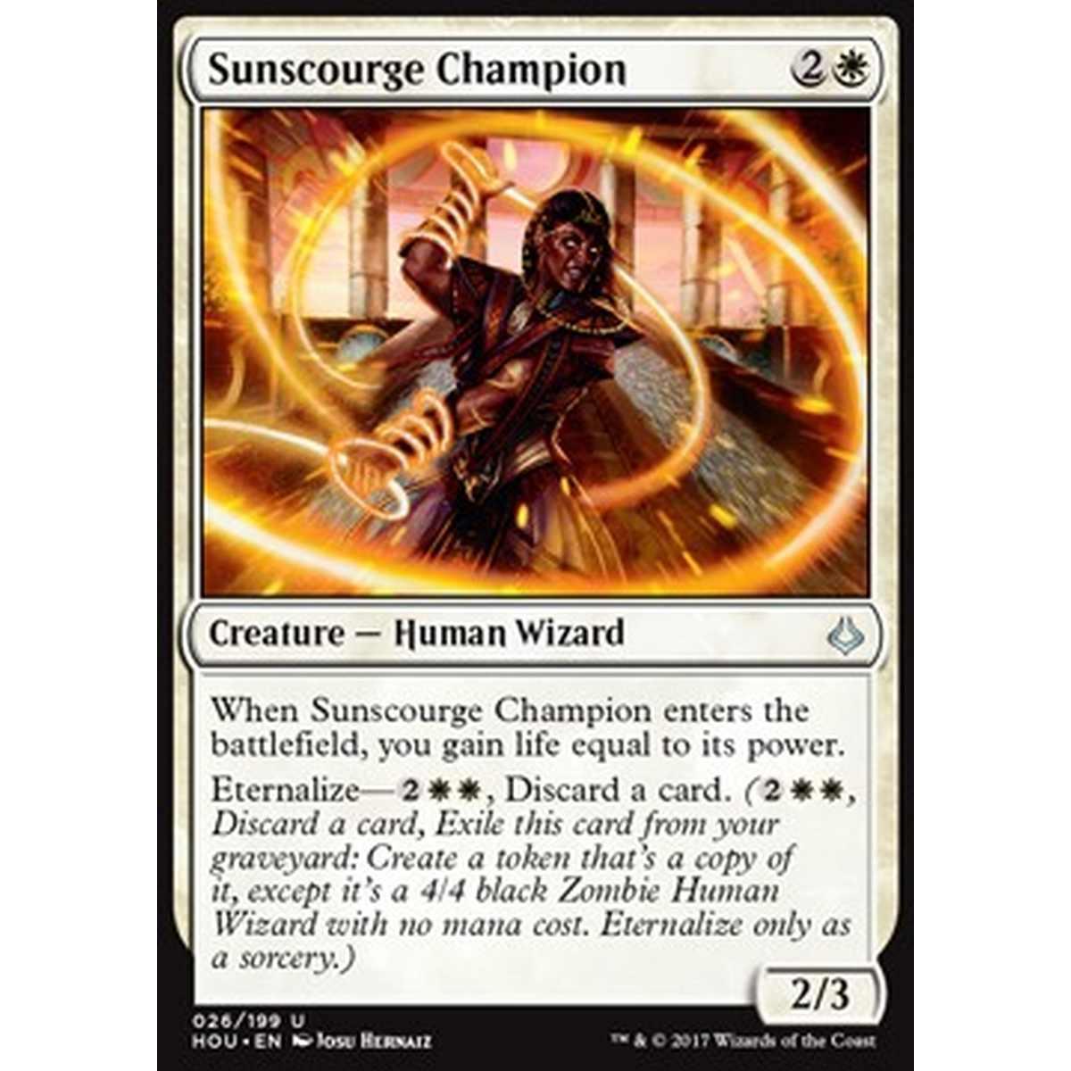 Sunscourge Champion - Campionessa del Flagello Solare - [HOU] [NM] [Foil]