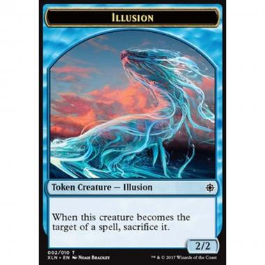 Illusion Token (Blue 2/2 Spellweakness) - Illusion Token (Blue 2/2 Spellweakness) - [XLN] [NM]