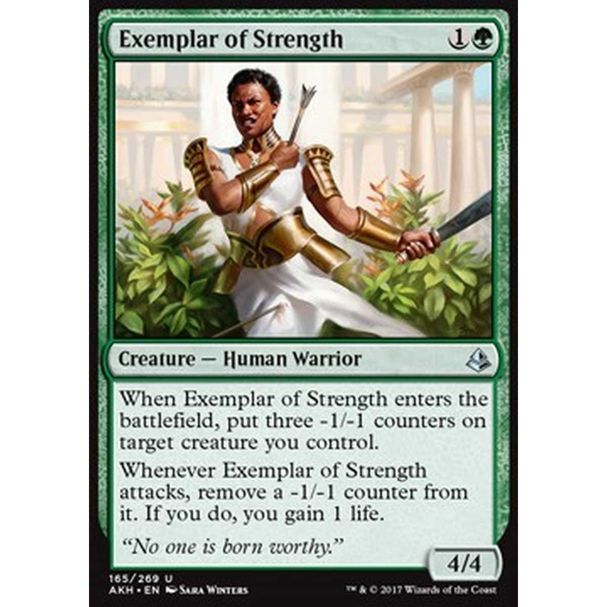 Exemplar of Strength - Exemplar of Strength - [AKH] [NM] [Foil]
