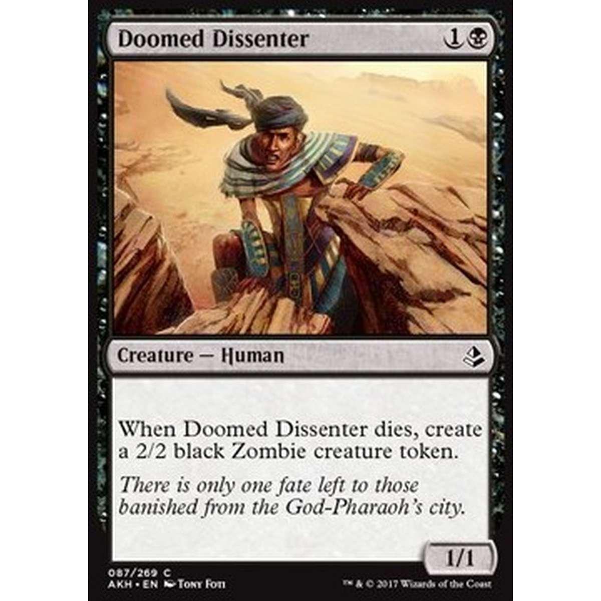 Doomed Dissenter - Doomed Dissenter - [AKH] [NM] [Foil]