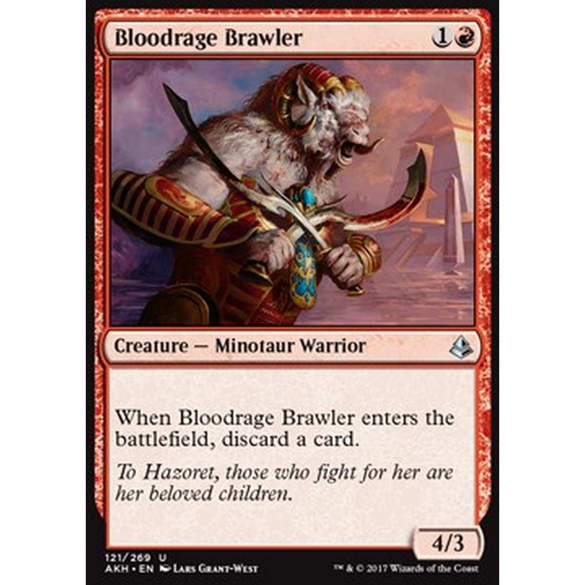 Bloodrage Brawler - Lottatore dell'Ira Sanguinaria - [AKH] [NM] [Foil]