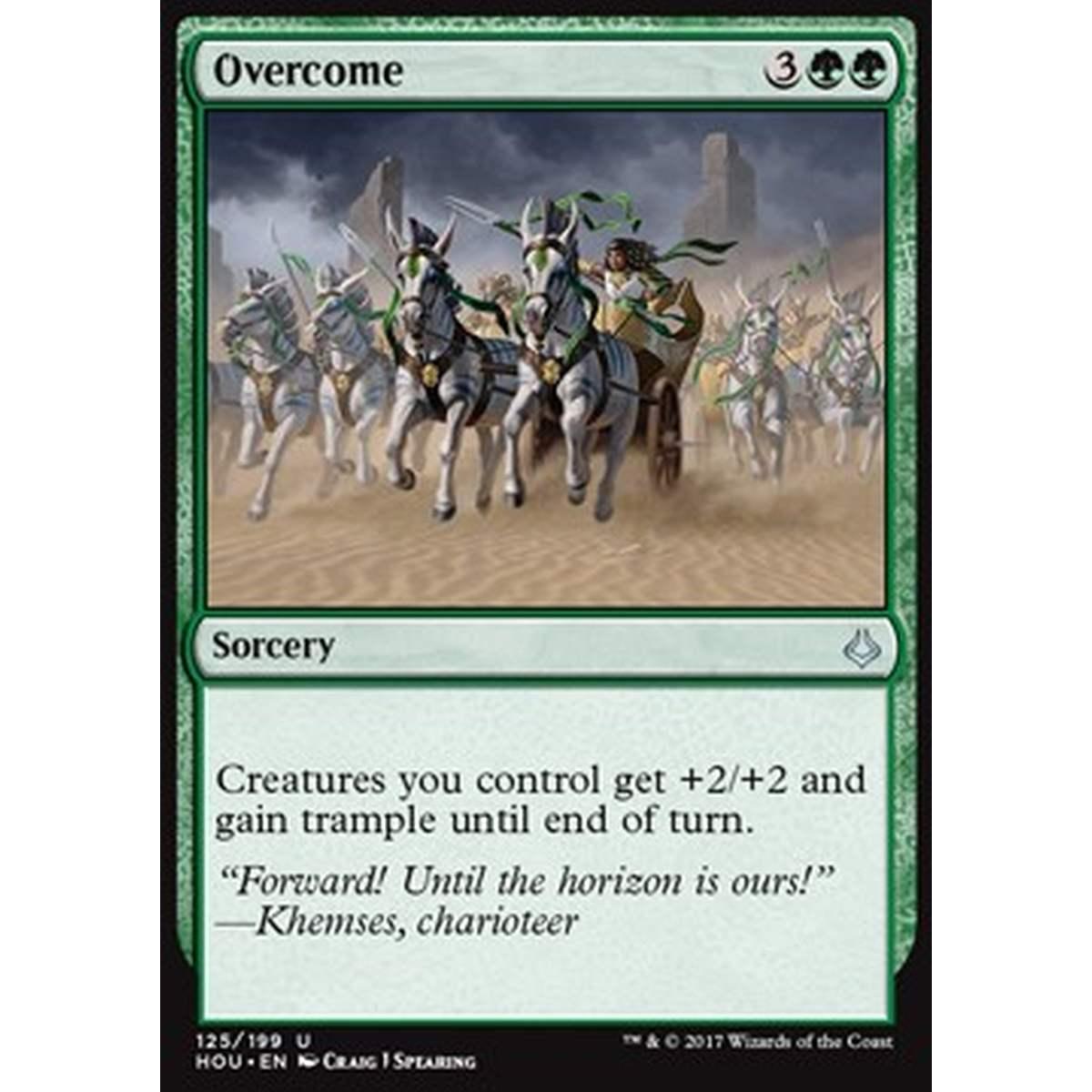 Overcome - Trionfare - [HOU] [NM] [Foil]