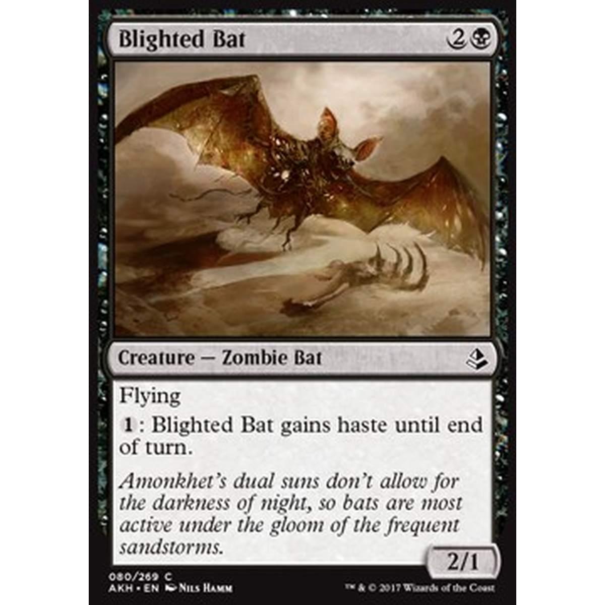 Blighted Bat - Pipistrello Avvizzito - [AKH] [NM] [Foil]