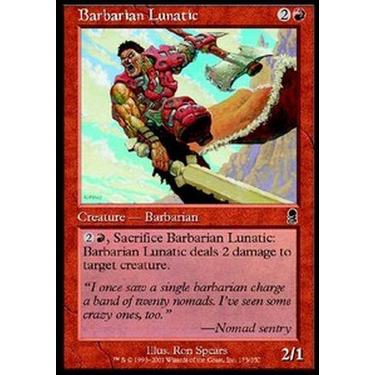 Barbarian Lunatic - Barbaro Lunatico - [ODY] [EX] [Foil]
