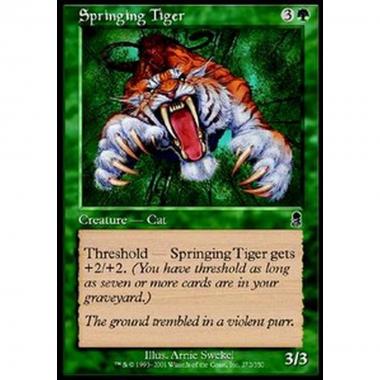 Springing Tiger - Tigre Balzante - [ODY] [EX] [Foil]