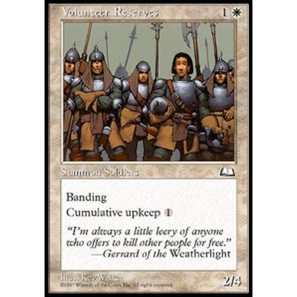 Volunteer Reserves - Volunteer Reserves - [WTH] [EX]
