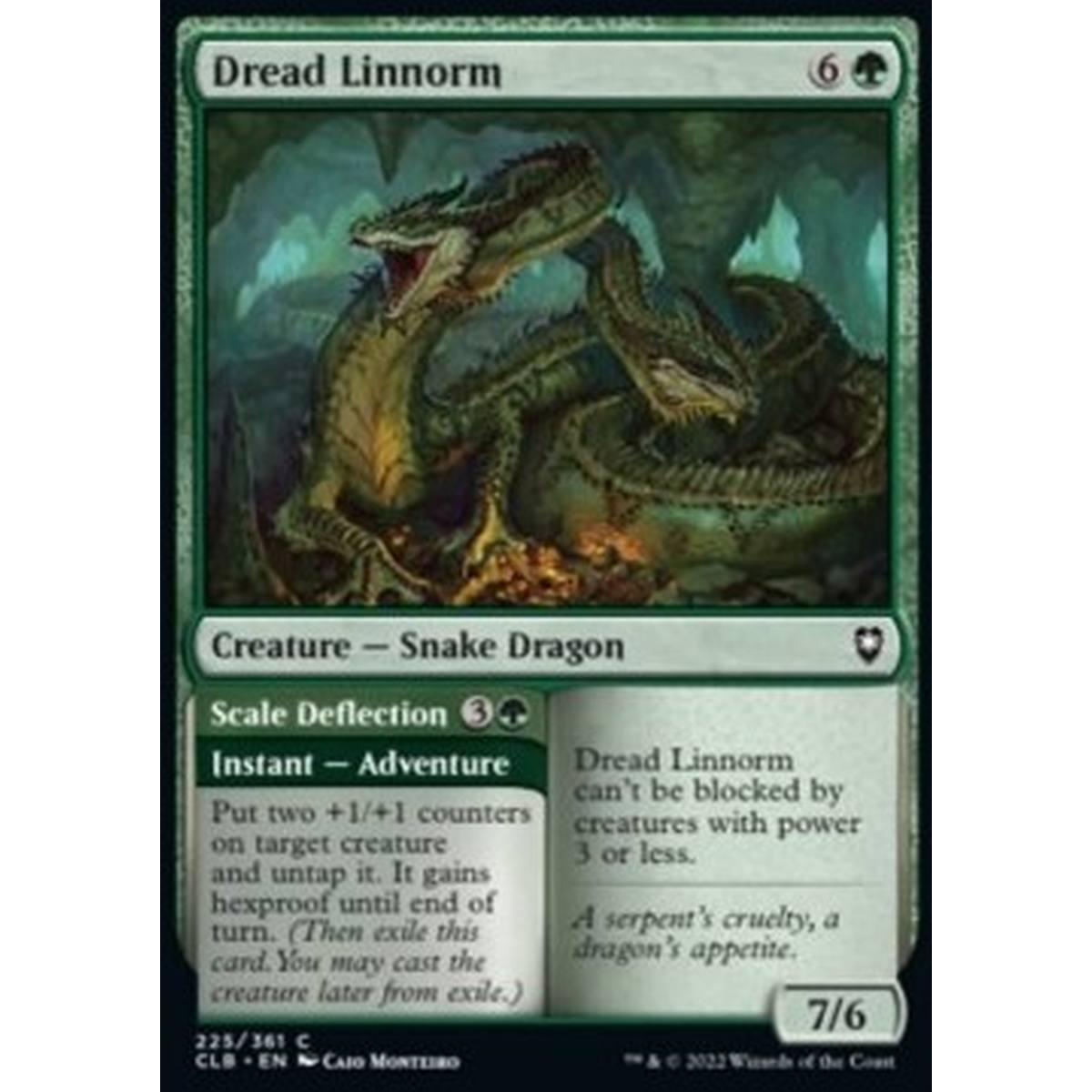 Dread Linnorm // Scale Deflection - Linnorm del Terrore // Deviazione delle Scaglie - [CLB] [NM]