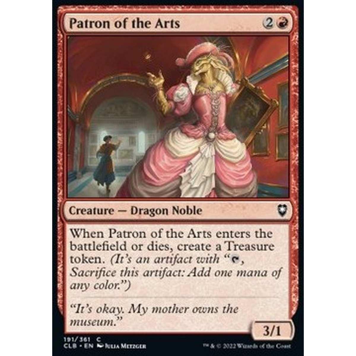 Patron of the Arts - Patrona delle Arti - [CLB] [NM]