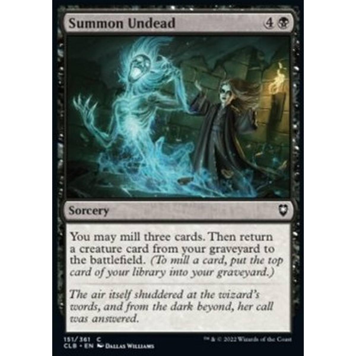 Summon Undead - Evoca Non Morti - [CLB] [NM]