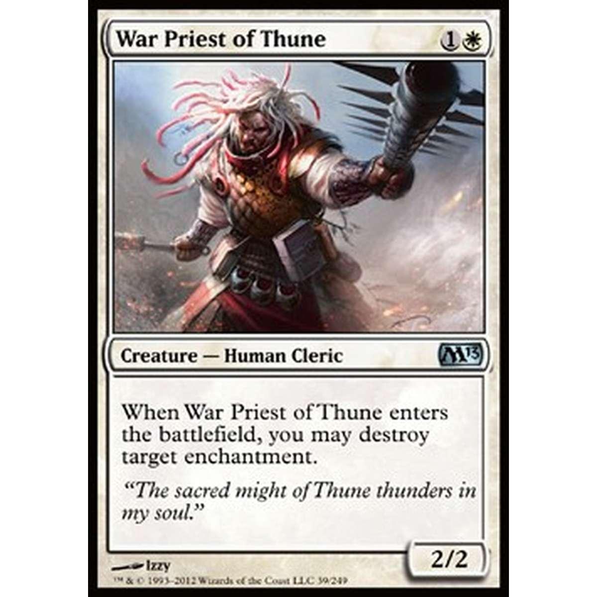 War Priest of Thune - Sacerdote Guerriero di Thune - [M13] [NM] [Foil]