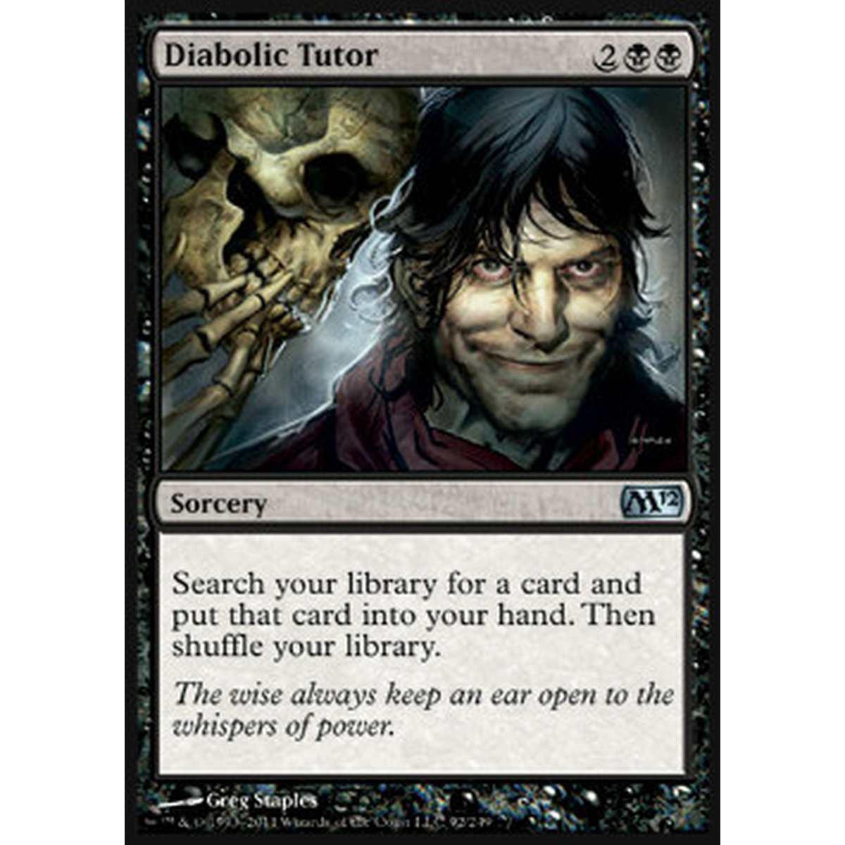 Diabolic Tutor - Tutore Diabolico - [M12] [NM]