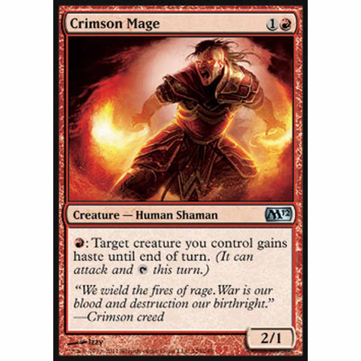 Crimson Mage - Mago Cremisi - [M12] [NM] [Foil]