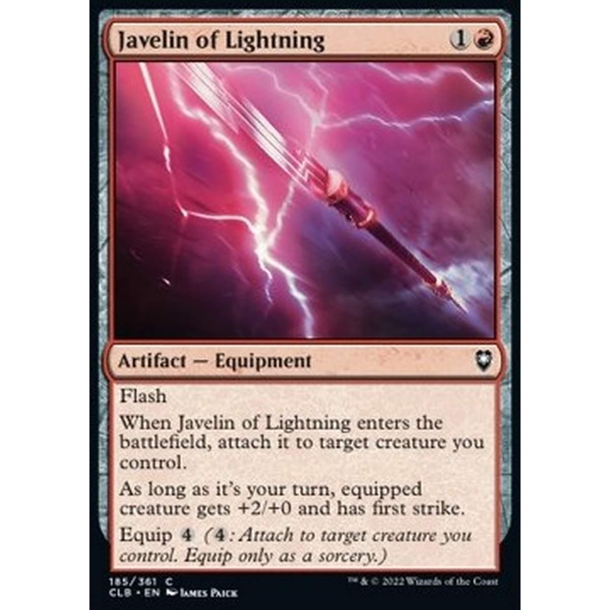 Javelin of Lightning - Giavellotto del Fulmine - [CLB] [NM]